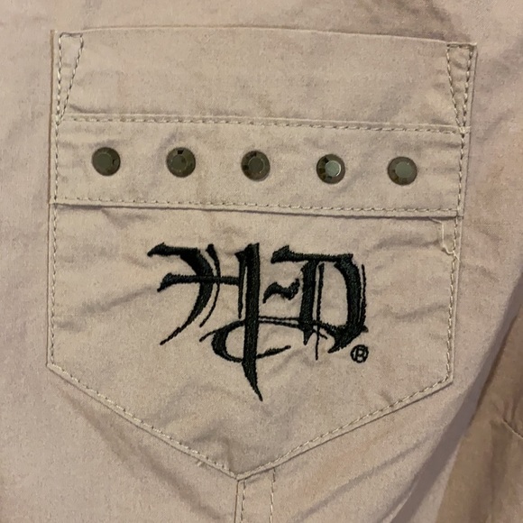 Harley Davidson Embroidered Shirt Top - Picture 2 of 5